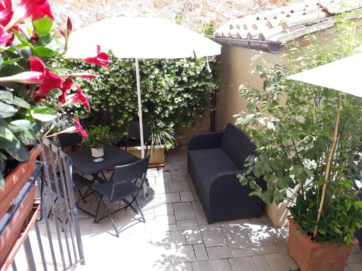 La Corte Antica Pienza Exterior foto
